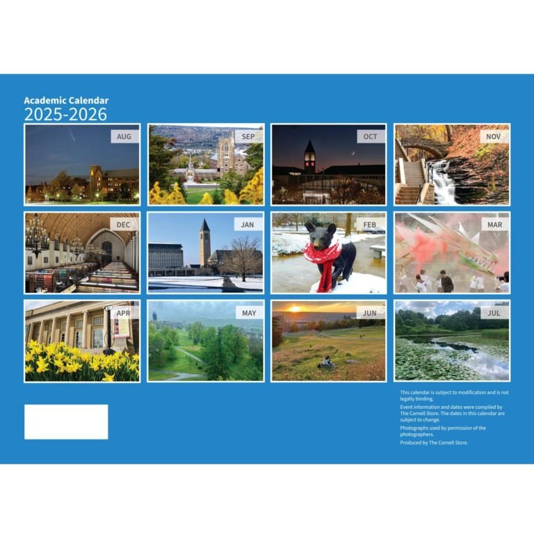 Cornell 2026 Academic Calendar