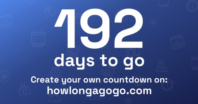 How Long Until August 30th 2026