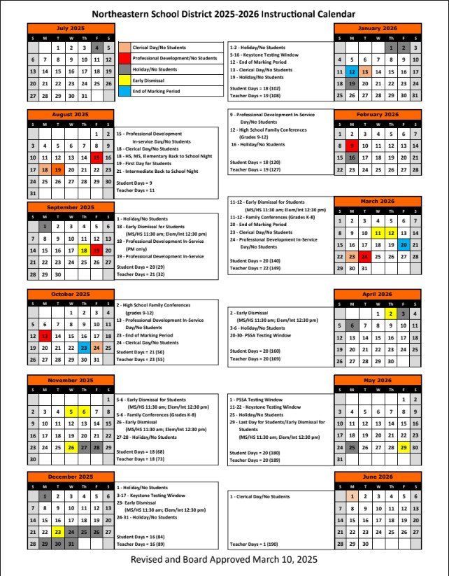 Northeastern Academic Calendar 2026 27