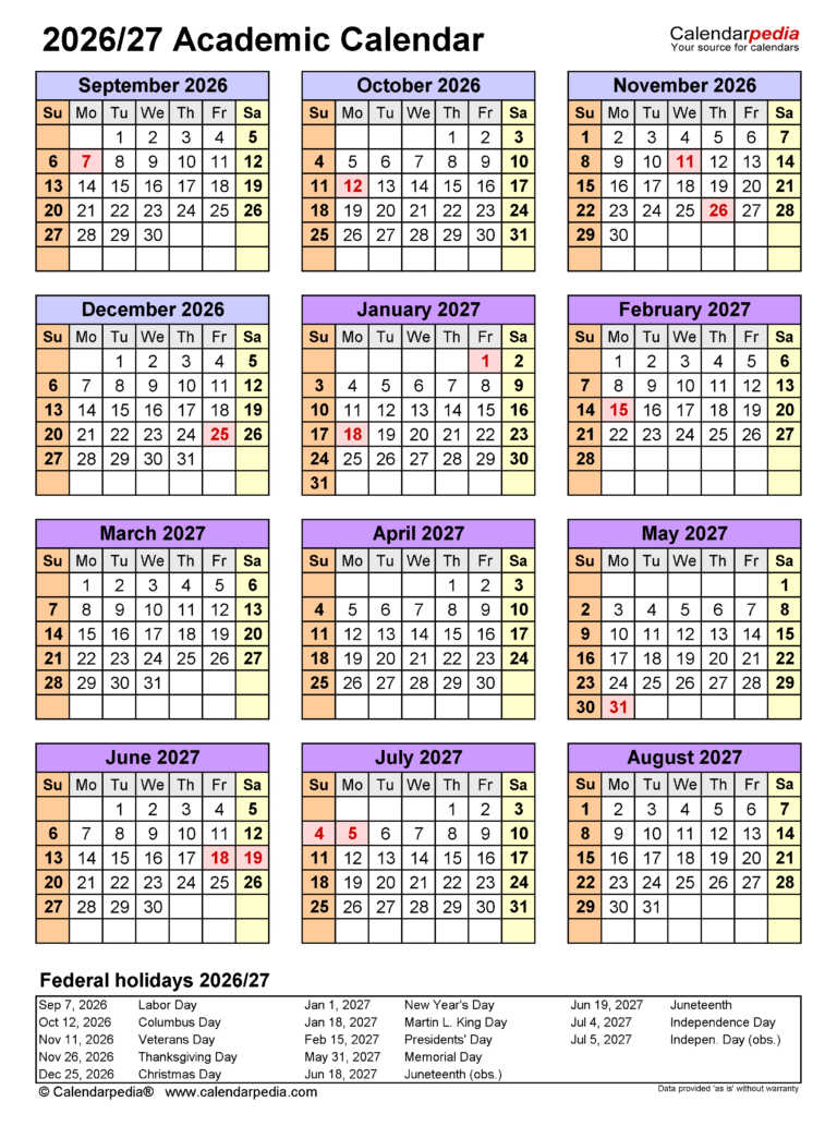 Ncat Academic Calendar Fall 2026