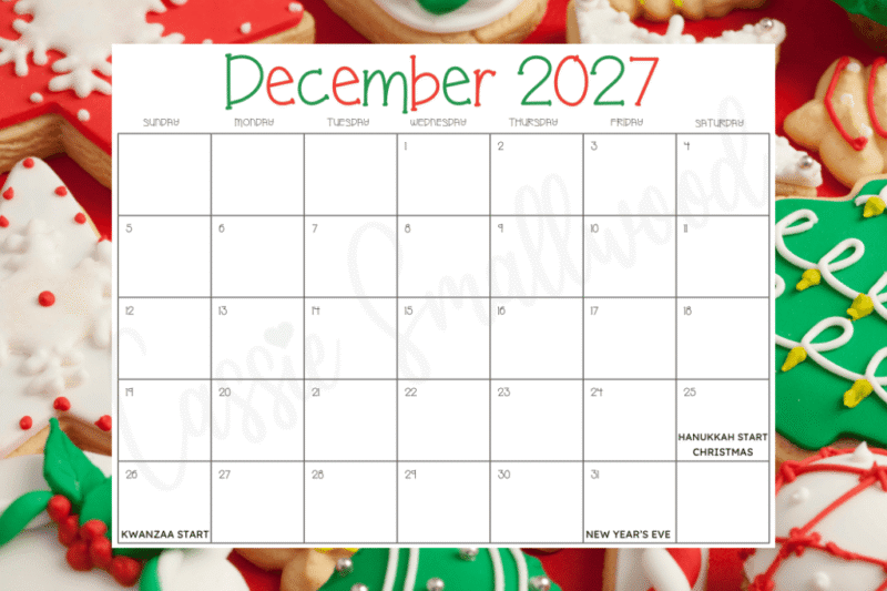 Master Your Schedule with the Dec Calendar 2027: Essential Dates & Tips