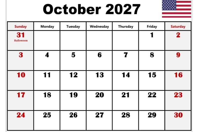 Master Your Schedule with the Oct Calendar 2027: Essential Guide & Tips