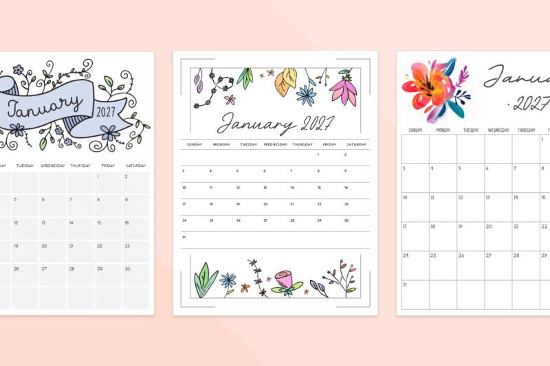 Plan Ahead with the Ultimate Calendar January 2027 Guide