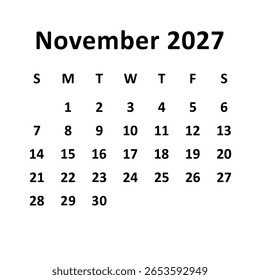 Master Your Schedule with the Nov Calendar 2027: Essential Planning Tips