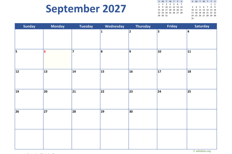 Master Your Schedule with the Ultimate Sept Calendar 2027 Guide