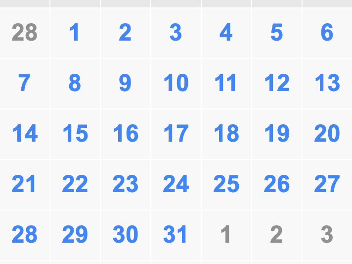 How Many Days In March 2027