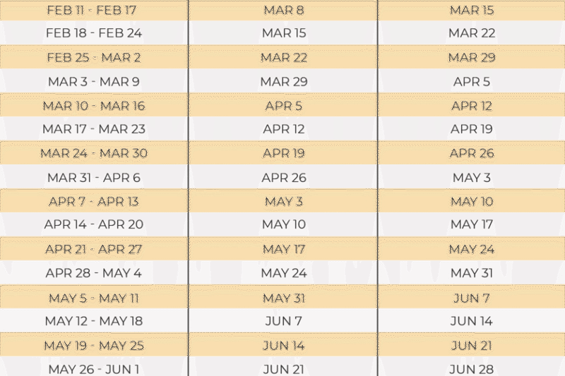 Tax Refund Calendar 2027