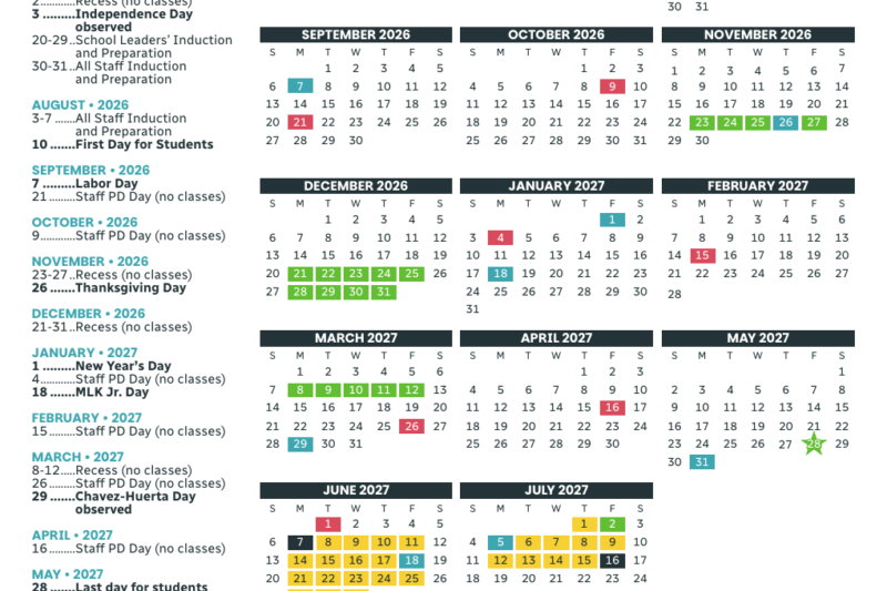 Hisd Calendar 2027 28