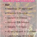 Durga Puja 2027 Dates 10 oar2