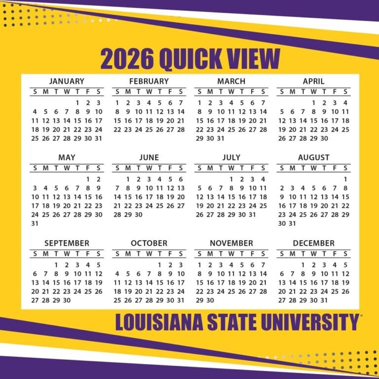 Lsua Academic Calendar Spring 2026