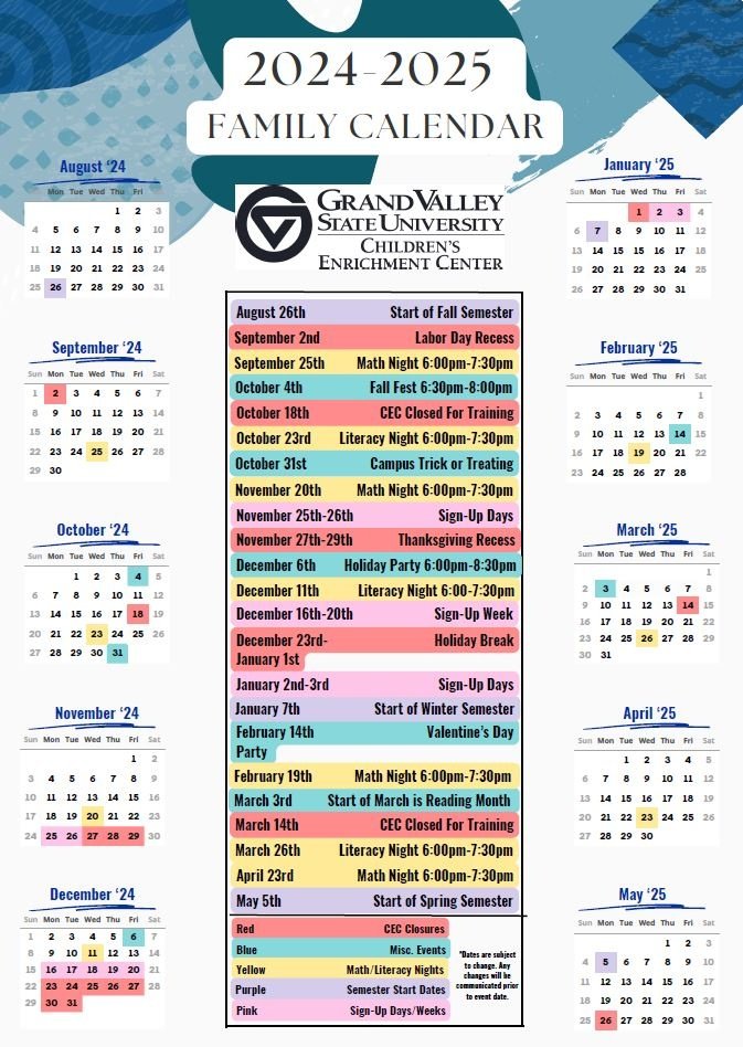 Gvsu Academic Calendar 2026 27