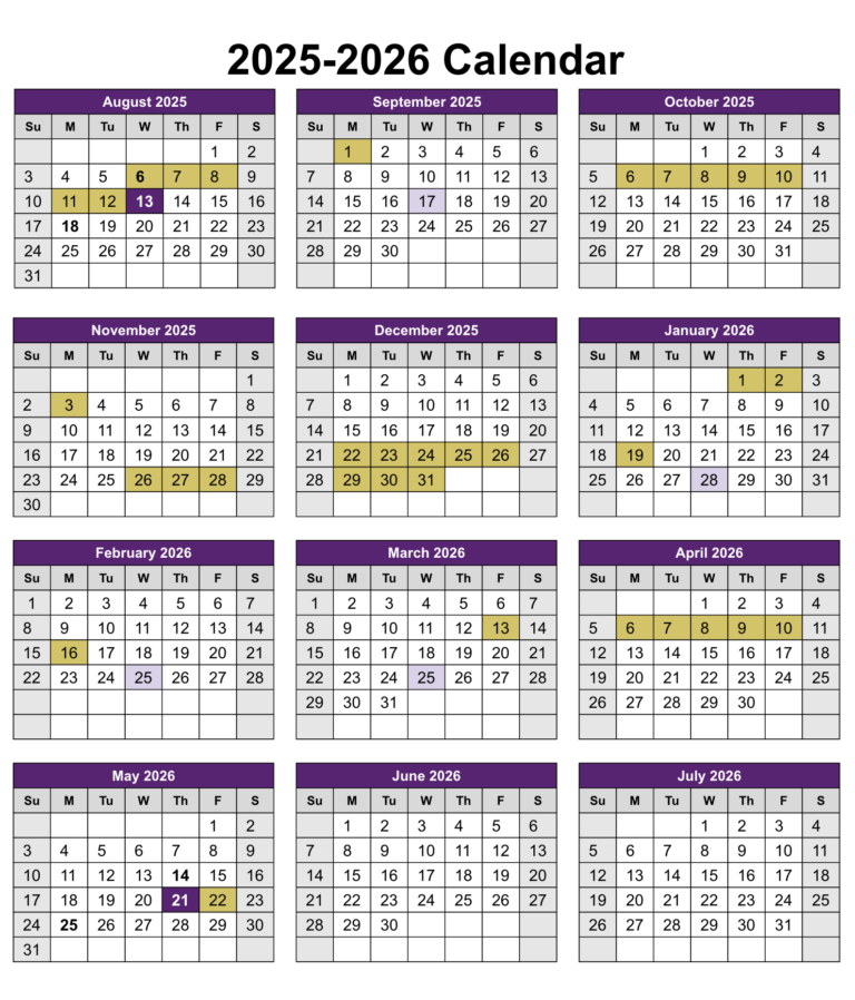 Bgsu Academic Calendar Fall 2026