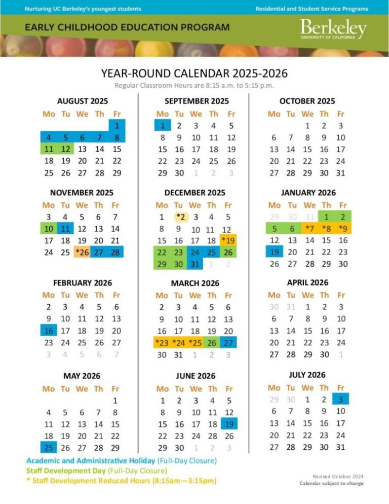 Uc Berkeley Fall 2026 Calendar