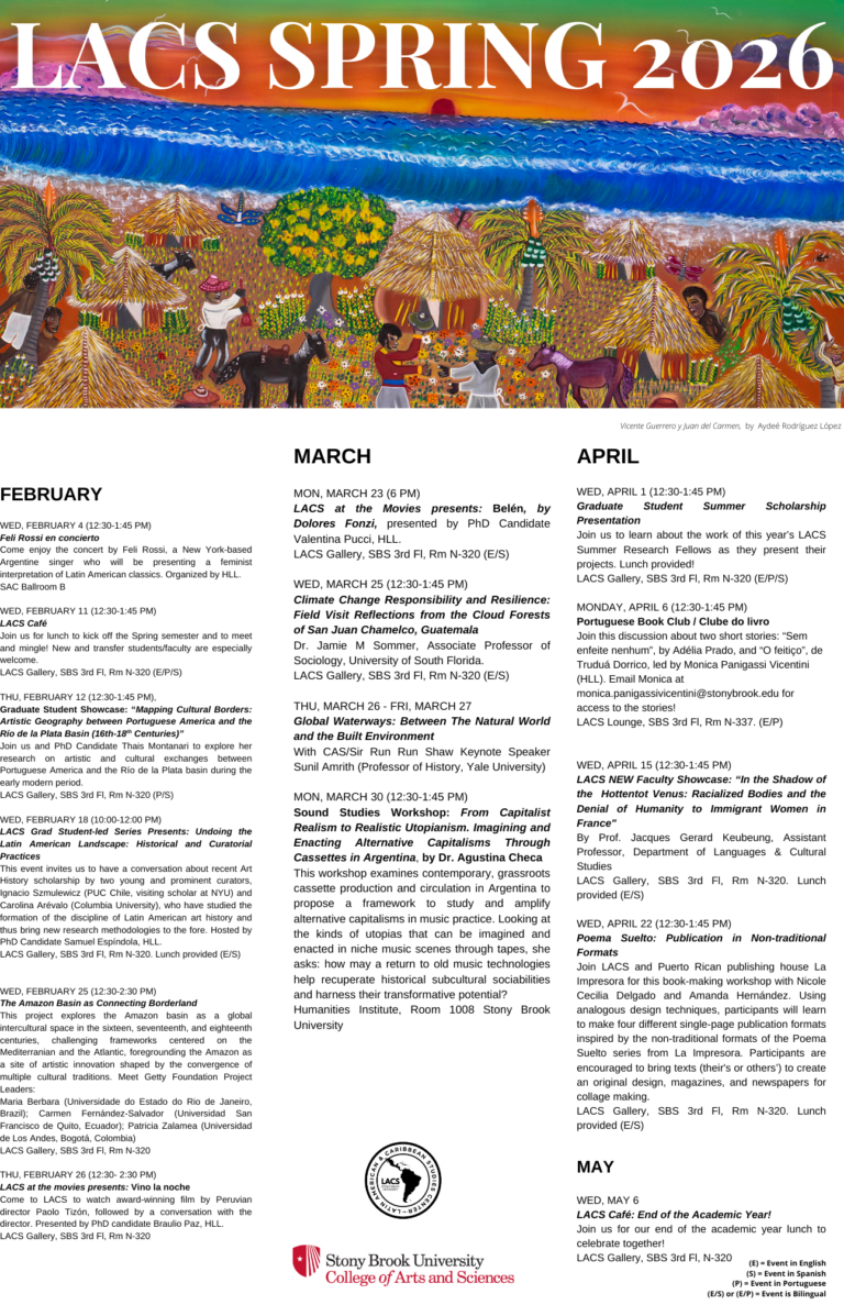 Stony Brook Calendar Spring 2026