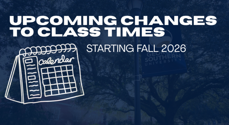 Georgia Southern Academic Calendar Fall 2026