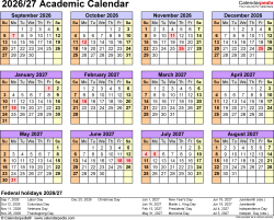 Tcu Academic Calendar 2026 27