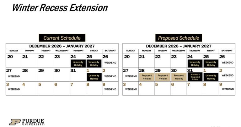 Purdue 2026 2027 Academic Calendar