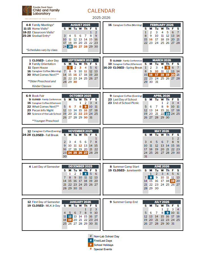 Ut Austin Fall 2026 Calendar
