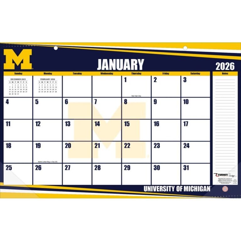 University Of Michigan Academic Calendar 2026