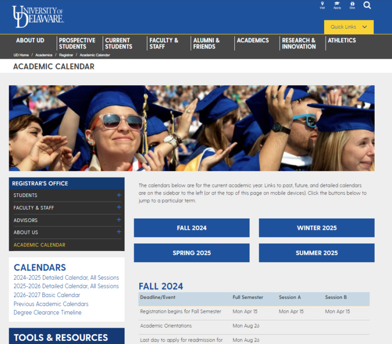 University Of Delaware Fall 2026 Calendar