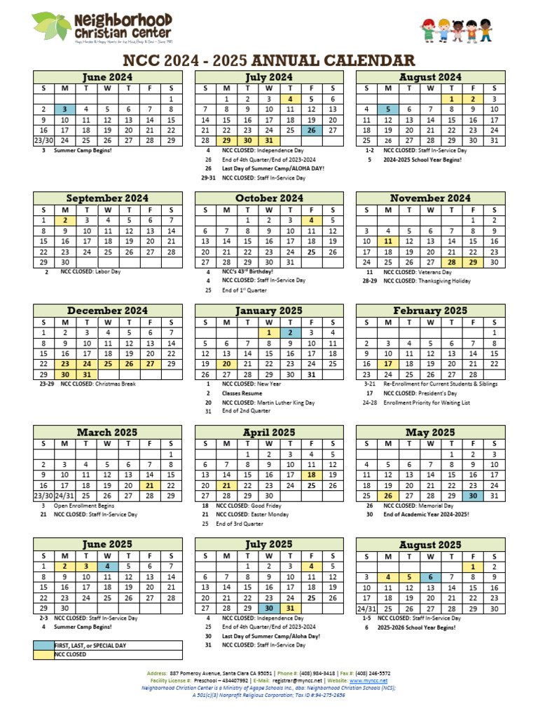 Ncc Academic Calendar Spring 2026