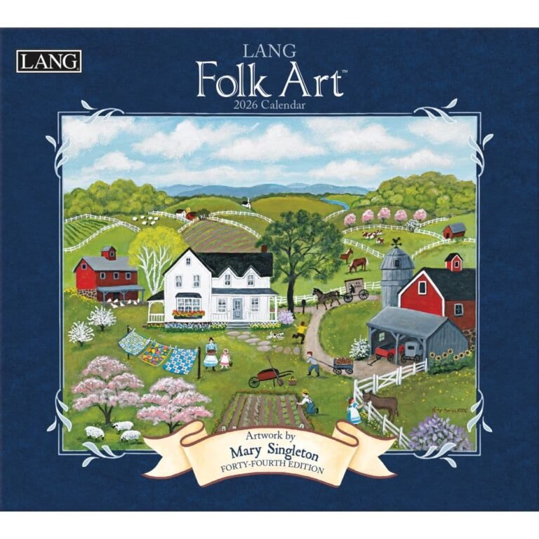 Lang Folk Art 2026 Wall Calendar