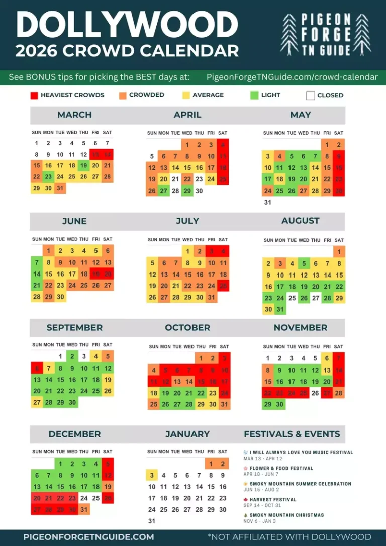 Pigeon Forge Calendar Of Events 2026