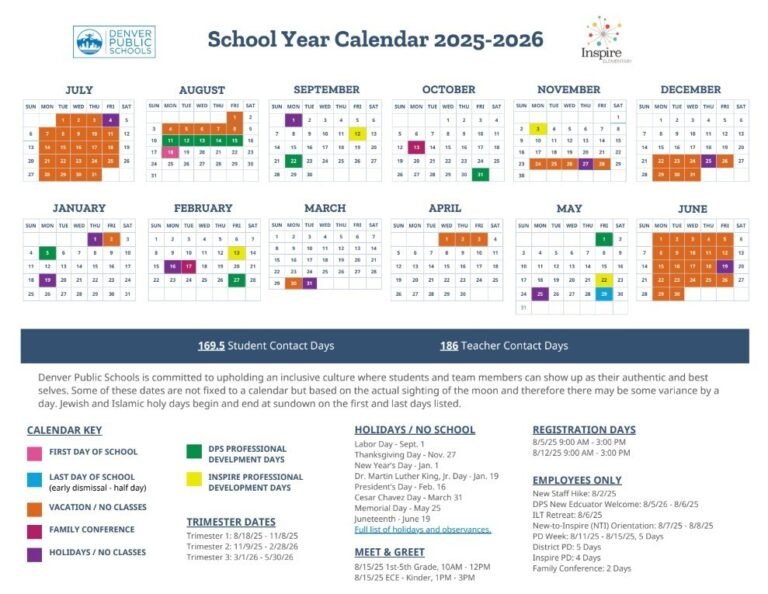 Denver Public Schools Calendar 2026 2027