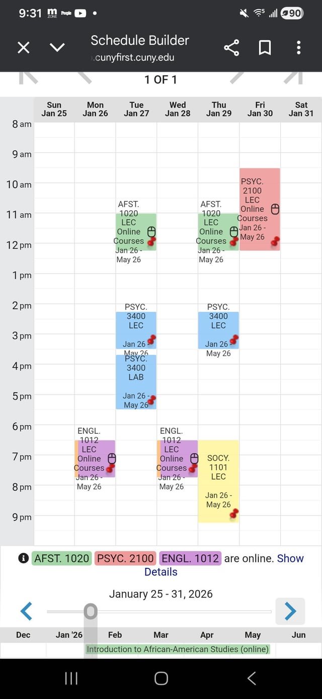 Ccny Academic Calendar Spring 2026